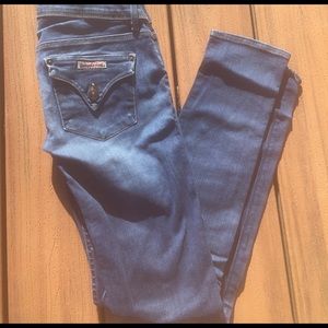 Hudson Collin Blue Skinny Jeans 25